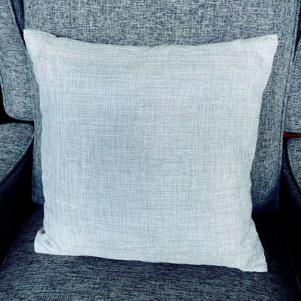 SilverโGrayโTransitionalโThrowโPillow